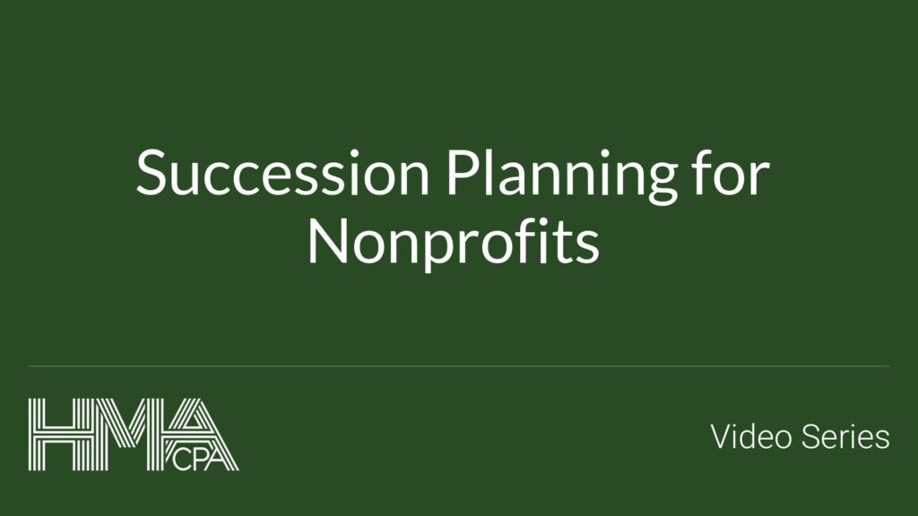 Succession Planning for Nonprofits